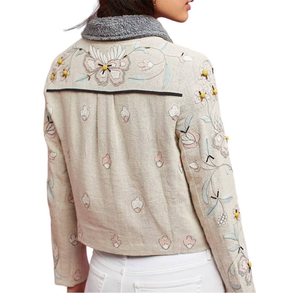 Anthropologie Aquilia Embroidered Jacket - Picture 2 of 13